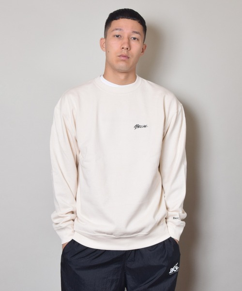 Back Channel（バックチャンネル）の「ONE POINT CREW SWEAT（スウェット・メンズ・ブラック/ネイビー/ミックスグレー/グリーン/ナチュラル・MEDIUM/LARGE/X-LARGE/XX-LARGE）」の21枚目の写真