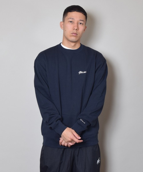 バックチャンネルZIP クルースウェットネイビー