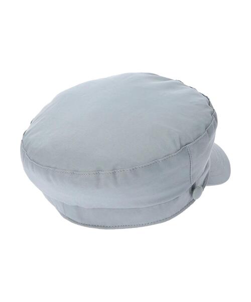 earth music&ecology（アースミュージックアンドエコロジー）の「マリンキャップマスクセット ＊（キャップ・レディース・チャコールグレー/ベージュ・FREE）」の5枚目の写真