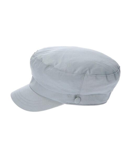 earth music&ecology（アースミュージックアンドエコロジー）の「マリンキャップマスクセット ＊（キャップ・レディース・チャコールグレー/ベージュ・FREE）」の14枚目の写真