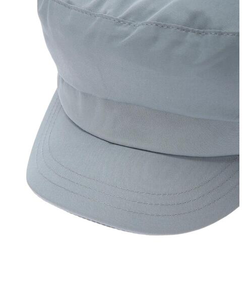 earth music&ecology（アースミュージックアンドエコロジー）の「マリンキャップマスクセット ＊（キャップ・レディース・チャコールグレー/ベージュ・FREE）」の8枚目の写真