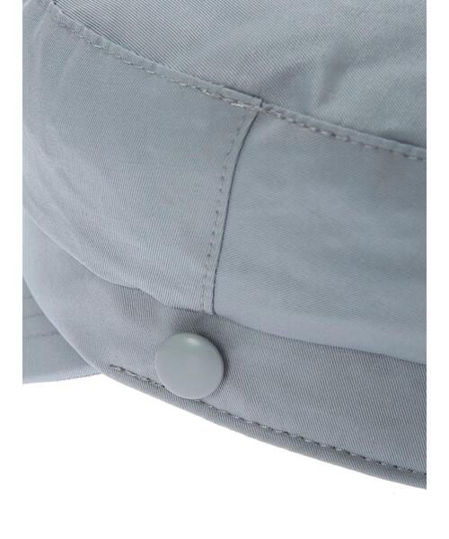 earth music&ecology（アースミュージックアンドエコロジー）の「マリンキャップマスクセット ＊（キャップ・レディース・チャコールグレー/ベージュ・FREE）」の7枚目の写真