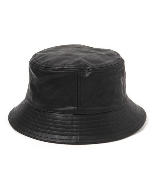 niko and...（ニコアンド）の「フェイクレザーバケットハット（ハット・メンズ・ブラック・FREE）」の9枚目の写真