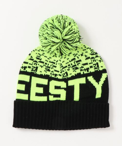 BENETTON (UNITED COLORS OF BENETTON)（ベネトンユナイテッドカラーズオブベネトン）の「キッズストリートポンポンニット帽・ワッチキャップB（ニットキャップ/ビーニー・キッズ・レッド/ブラック/グレー・LARGE/SMALL）」の8枚目の写真