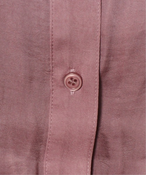 one way（ワンウェイ）の「【oneway】リボン付きビンテージサテンシャツ（シャツ/ブラウス・レディース・ホワイト/ライトグレー/パープル・FREE）」の10枚目の写真