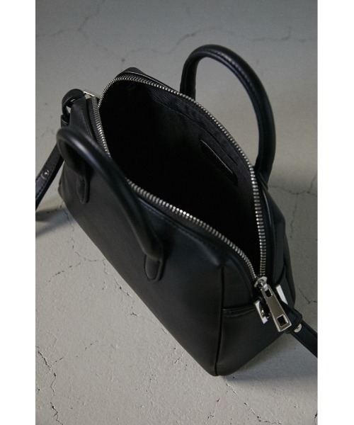 STYLEMIXER（スタイルミキサー）の「ミニマルボストンバッグ（ショルダーバッグ・レディース・ブラック/ブラウン・FREE）」の7枚目の写真