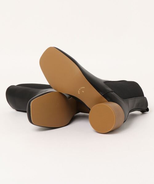 Banner Barrett（バナーバレット）の「ラウンドヒールショートブーツ（ブーツ・レディース・ブラウン/ブラック/ホワイト・23/24/25）」の4枚目の写真