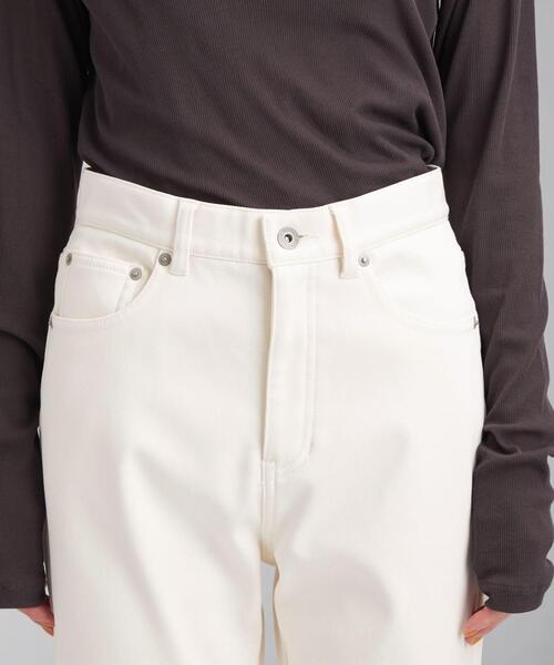 green label relaxing(グリーンレーベルリラクシング)の「ボンディング パンツ(その他パンツ・レディース・ホワイト/ブラック/モカ/その他1・44/46/40/38/42/36/34)」の8枚目の写真