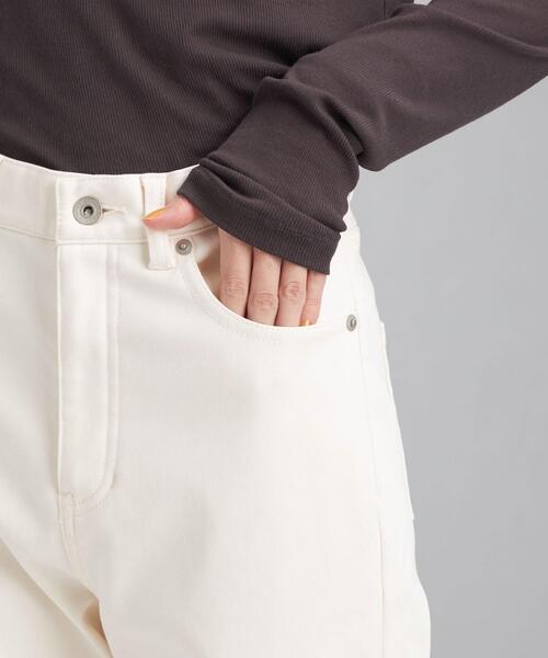 green label relaxing(グリーンレーベルリラクシング)の「ボンディング パンツ(その他パンツ・レディース・ホワイト/ブラック/モカ/その他1・44/46/40/38/42/36/34)」の9枚目の写真