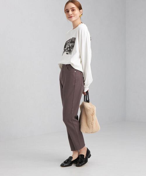 green label relaxing(グリーンレーベルリラクシング)の「ボンディング パンツ(その他パンツ・レディース・ホワイト/ブラック/モカ/その他1・44/46/40/38/42/36/34)」の16枚目の写真