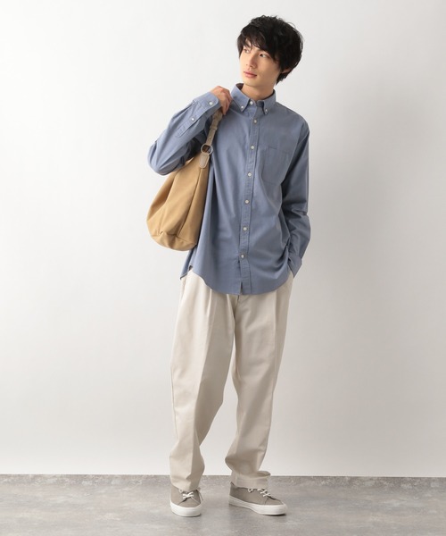 GLOBAL WORK(グローバルワーク)の「CLEAN WIDESLACKS/214991(スラックス・メンズ・ベージュ/ネイビー/ホワイト系その他2・MEDIUM/LARGE)」の15枚目の写真