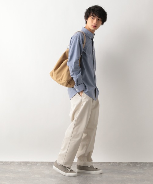 GLOBAL WORK(グローバルワーク)の「CLEAN WIDESLACKS/214991(スラックス・メンズ・ベージュ/ネイビー/ホワイト系その他2・MEDIUM/LARGE)」の16枚目の写真