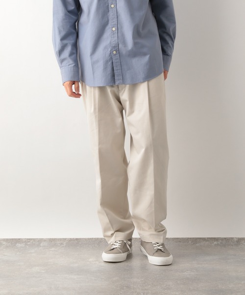 GLOBAL WORK(グローバルワーク)の「CLEAN WIDESLACKS/214991(スラックス・メンズ・ベージュ/ネイビー/ホワイト系その他2・MEDIUM/LARGE)」の17枚目の写真