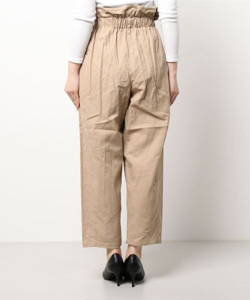 ehka sopo（エヘカソポ）の「ウエストフリルリボンパンツ（その他パンツ・レディース・ベージュ/ブラウン/カーキ・ﾌﾘ-）」の5枚目の写真