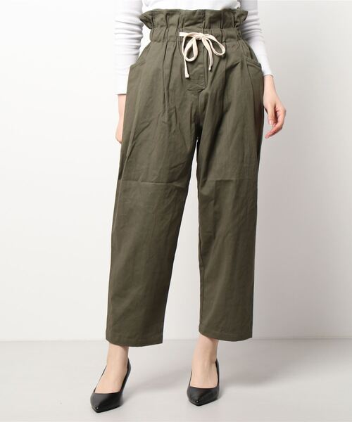 ehka sopo（エヘカソポ）の「ウエストフリルリボンパンツ（その他パンツ・レディース・ベージュ/ブラウン/カーキ・ﾌﾘ-）」の8枚目の写真
