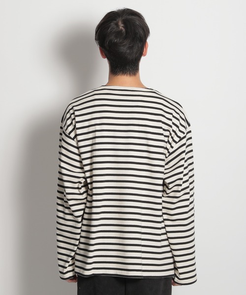 ORCIVAL（オーシバル）の「【ORCIVAL(オーシバル)】コットンロード BIGTシャツ（Tシャツ/カットソー・メンズ・ネイビー/ナチュラル・MEDIUM）」の10枚目の写真