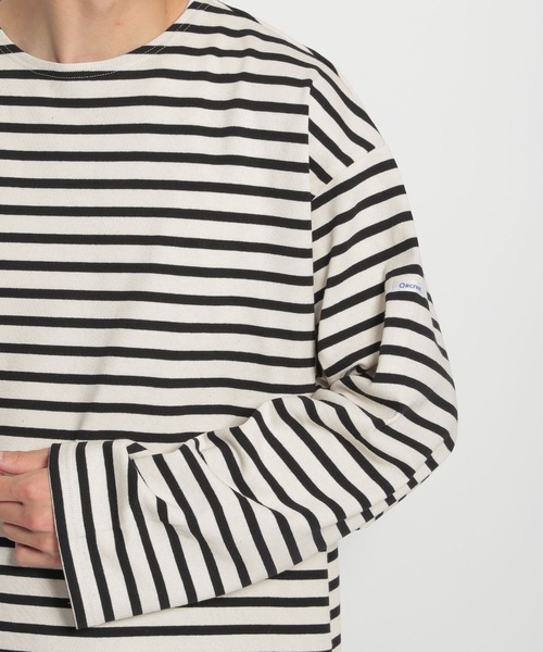 ORCIVAL（オーシバル）の「【ORCIVAL(オーシバル)】コットンロード BIGTシャツ（Tシャツ/カットソー・メンズ・ネイビー/ナチュラル・MEDIUM）」の11枚目の写真