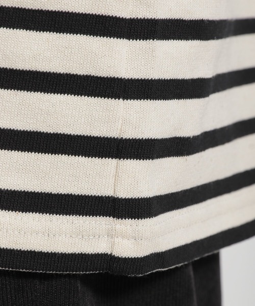 ORCIVAL（オーシバル）の「【ORCIVAL(オーシバル)】コットンロード BIGTシャツ（Tシャツ/カットソー・メンズ・ネイビー/ナチュラル・MEDIUM）」の8枚目の写真