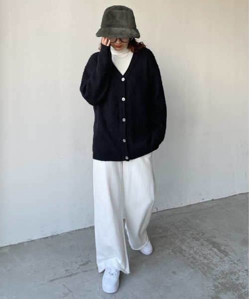 SHAGGIE(シャギー)の「スモークカラーファーバケットハット(ハット・レディース・チャコールグレー/ブラック/カーキ・FREE)」の18枚目の写真