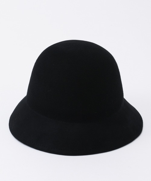 un dix cors（アンディコール）の「小顔効果抜群　ウールベルハット（ハット・レディース・ブラック/ベージュ・FREE）」の3枚目の写真