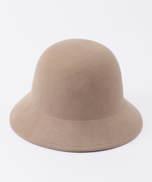 un dix cors（アンディコール）の「小顔効果抜群　ウールベルハット（ハット・レディース・ブラック/ベージュ・FREE）」の4枚目の写真