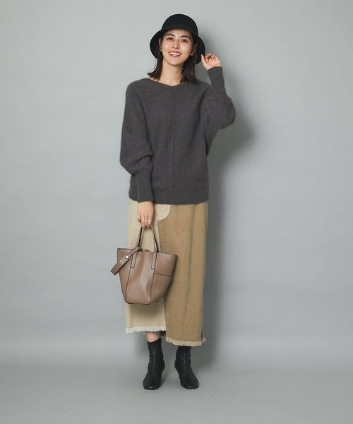 un dix cors（アンディコール）の「小顔効果抜群　ウールベルハット（ハット・レディース・ブラック/ベージュ・FREE）」の16枚目の写真