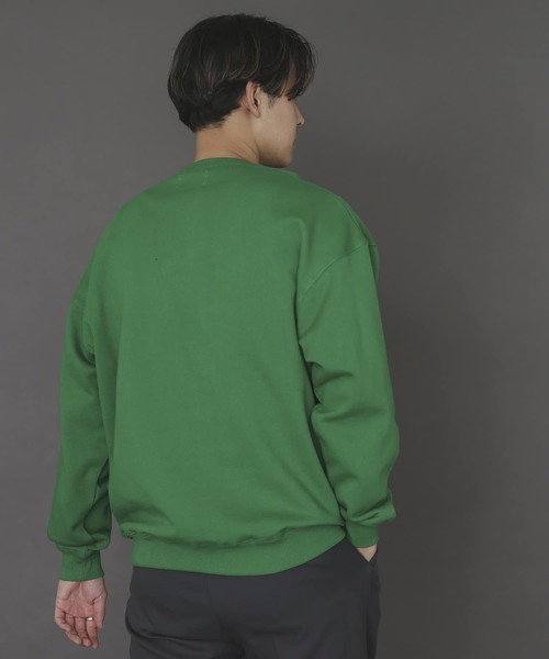 SENSE OF PLACE by URBAN RESEARCH（センスオブプレイスバイアーバンリサーチ）の「『別注』TeddyBear×SENSE OF PLACE　テディベアウラキモウスウェットA（スウェット・メンズ・ブラック/ベージュ/ブルー/グリーン・MEDIUM/LARGE）」の7枚目の写真