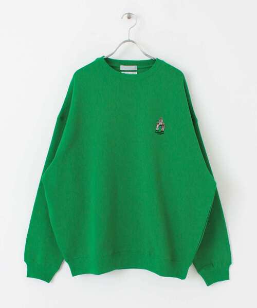 SENSE OF PLACE by URBAN RESEARCH（センスオブプレイスバイアーバンリサーチ）の「『別注』TeddyBear×SENSE OF PLACE　テディベアウラキモウスウェットA（スウェット・メンズ・ブラック/ベージュ/ブルー/グリーン・MEDIUM/LARGE）」の16枚目の写真