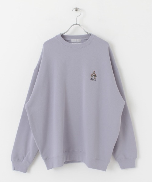 SENSE OF PLACE by URBAN RESEARCH（センスオブプレイスバイアーバンリサーチ）の「『別注』TeddyBear×SENSE OF PLACE　テディベアウラキモウスウェットA（スウェット・メンズ・ブラック/ベージュ/ブルー/グリーン・MEDIUM/LARGE）」の17枚目の写真