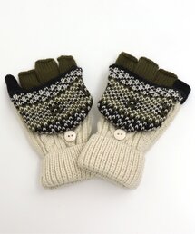 ジャガードニット手袋