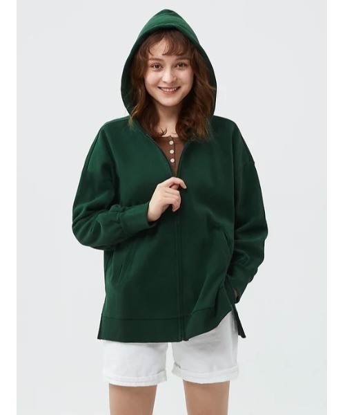 GAP（ギャップ）の「フロントファスナー パーカー（パーカー・レディース・その他/ネイビー/グリーン/グレー・M/XL/L/S/XXS/XS）」の3枚目の写真