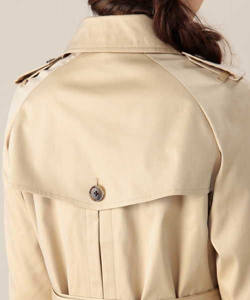 green label relaxing(グリーンレーベルリラクシング)の「◆GT 120/3 GABA トレンチコート ◆(トレンチコート・レディース・ベージュ/ネイビー・44/34/38/40/36/42)」の14枚目の写真