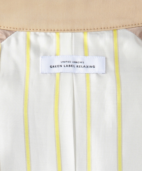 green label relaxing(グリーンレーベルリラクシング)の「◆GT 120/3 GABA トレンチコート ◆(トレンチコート・レディース・ベージュ/ネイビー・44/34/38/40/36/42)」の18枚目の写真