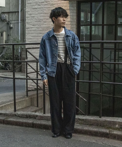 GLOSTER(グロスター)の「【GLOSTER/グロスター】ベルト付 フリースイージーパンツ(その他パンツ・メンズ・ブラック/ライトグレー・MEDIUM/LARGE)」の8枚目の写真