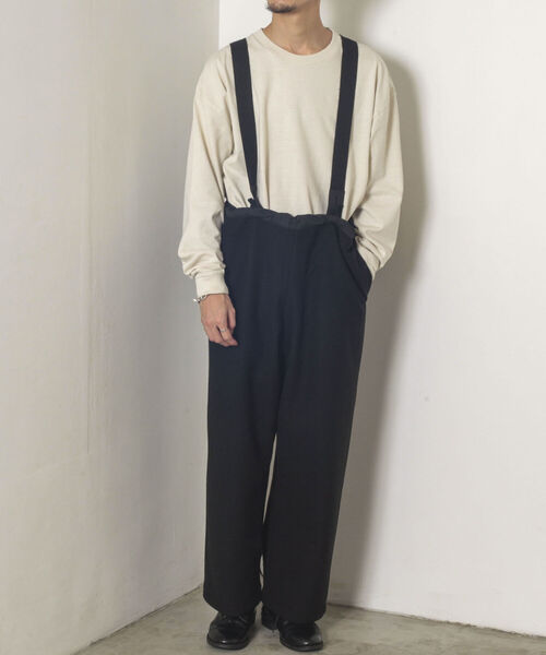 GLOSTER(グロスター)の「【GLOSTER/グロスター】ベルト付 フリースイージーパンツ(その他パンツ・メンズ・ブラック/ライトグレー・MEDIUM/LARGE)」の11枚目の写真