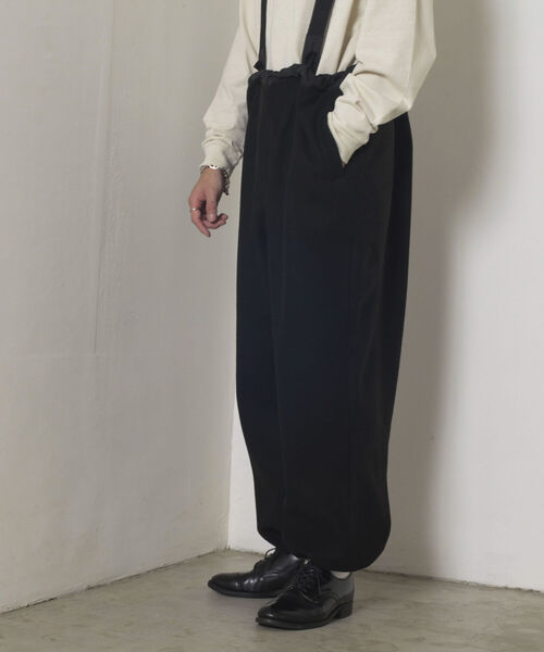 GLOSTER(グロスター)の「【GLOSTER/グロスター】ベルト付 フリースイージーパンツ(その他パンツ・メンズ・ブラック/ライトグレー・MEDIUM/LARGE)」の17枚目の写真