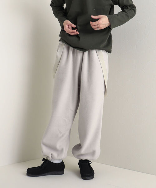 GLOSTER(グロスター)の「【GLOSTER/グロスター】ベルト付 フリースイージーパンツ(その他パンツ・メンズ・ブラック/ライトグレー・MEDIUM/LARGE)」の21枚目の写真