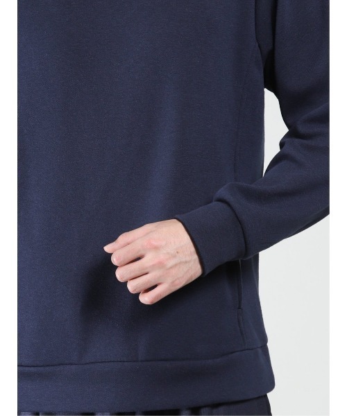 TAKA-Q（タカキュー）の「タカキューメンズ/TAKA-Q：MEN ストレッチ裏シャギー クロスネック長袖プルオーバーTシャツ（Tシャツ/カットソー・メンズ・ブラック/ネイビー/ホワイト・LARGE/MEDIUM/3L/S/X-LARGE）」の10枚目の写真