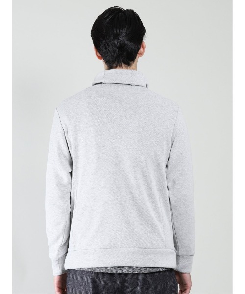 TAKA-Q（タカキュー）の「タカキューメンズ/TAKA-Q：MEN ストレッチ裏シャギー クロスネック長袖プルオーバーTシャツ（Tシャツ/カットソー・メンズ・ブラック/ネイビー/ホワイト・LARGE/MEDIUM/3L/S/X-LARGE）」の14枚目の写真