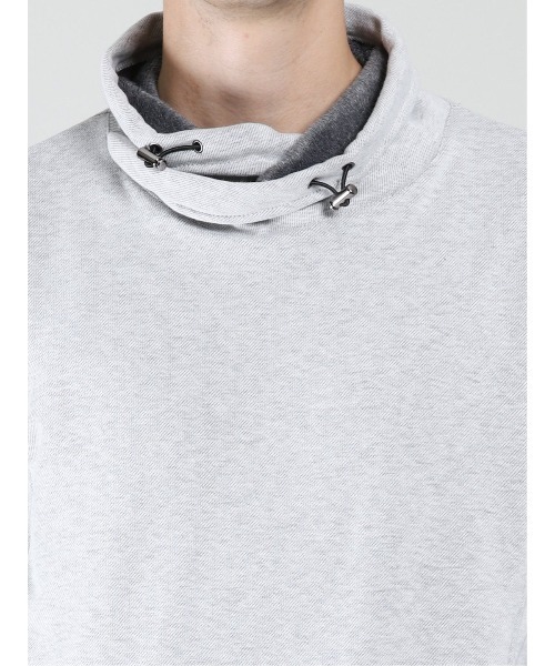 TAKA-Q（タカキュー）の「タカキューメンズ/TAKA-Q：MEN ストレッチ裏シャギー クロスネック長袖プルオーバーTシャツ（Tシャツ/カットソー・メンズ・ブラック/ネイビー/ホワイト・LARGE/MEDIUM/3L/S/X-LARGE）」の15枚目の写真