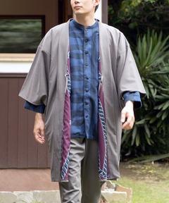 NON TOKYO/ノントーキョー】PRINT RIB BIG CARDIGAN/プリントリブ