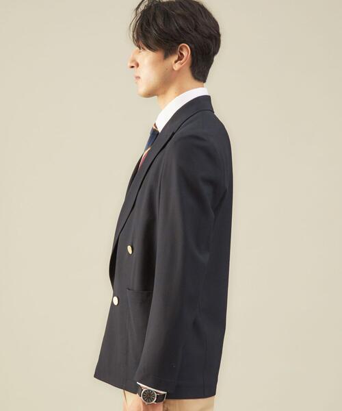green label relaxing(グリーンレーベルリラクシング)の「ネイビー 02 4B 2P- ダブルジャケット -ストレッチ-(テーラードジャケット・メンズ・ネイビー・M/S/L/XL)」の3枚目の写真