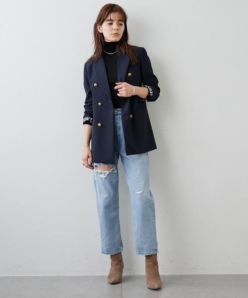 Whim Gazette（ウィムガゼット）の「紺ブレ（テーラードジャケット・レディース・ネイビー・FREE）」の16枚目の写真