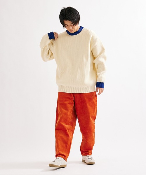 JOURNAL STANDARD(ジャーナルスタンダード)の「【LOGAN / ローガン×JS】別注 ギフト ニット(ニット/セーター・メンズ・グリーン/イエロー系その他/ホワイト/ネイビー/ベージュ・M/L)」の2枚目の写真