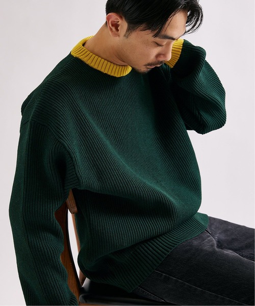 JOURNAL STANDARD(ジャーナルスタンダード)の「【LOGAN / ローガン×JS】別注 ギフト ニット(ニット/セーター・メンズ・グリーン/イエロー系その他/ホワイト/ネイビー/ベージュ・M/L)」の19枚目の写真