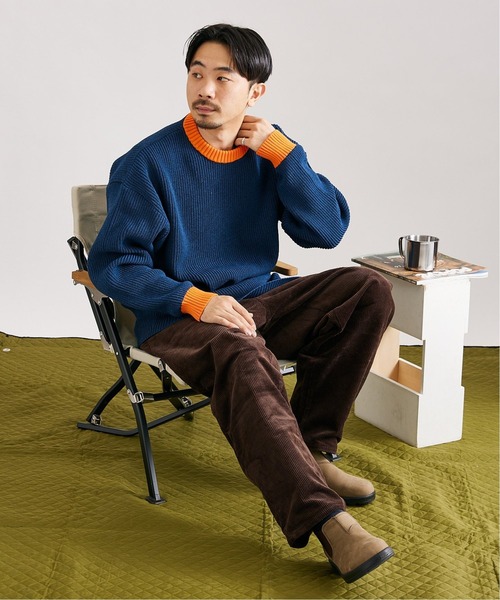 JOURNAL STANDARD(ジャーナルスタンダード)の「【LOGAN / ローガン×JS】別注 ギフト ニット(ニット/セーター・メンズ・グリーン/イエロー系その他/ホワイト/ネイビー/ベージュ・M/L)」の8枚目の写真