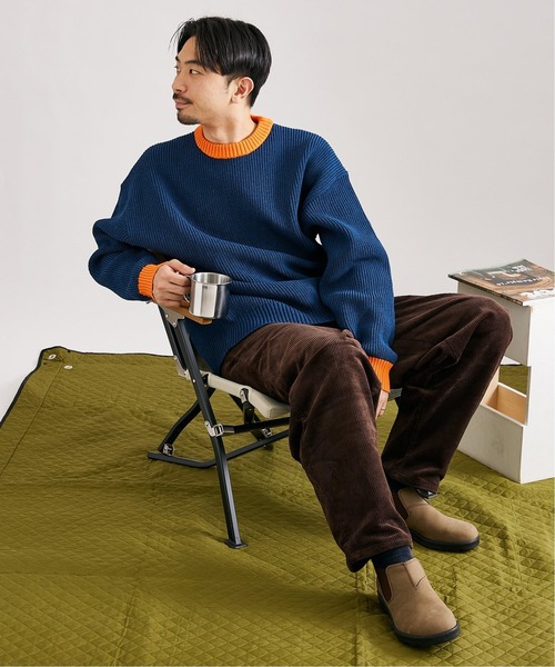 JOURNAL STANDARD(ジャーナルスタンダード)の「【LOGAN / ローガン×JS】別注 ギフト ニット(ニット/セーター・メンズ・グリーン/イエロー系その他/ホワイト/ネイビー/ベージュ・M/L)」の14枚目の写真