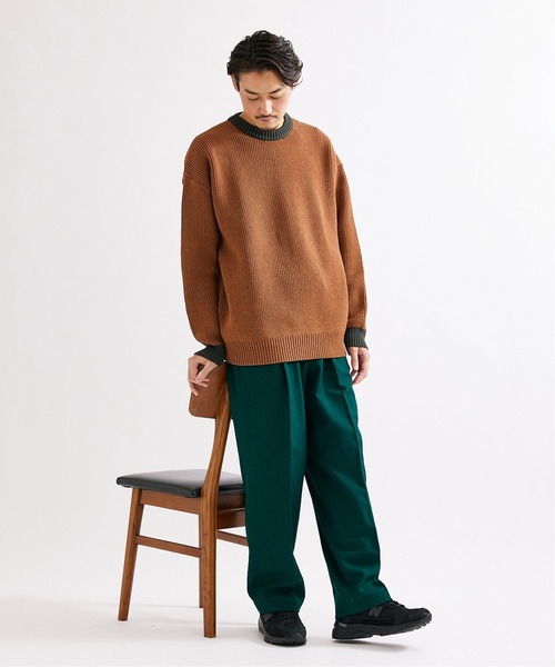 JOURNAL STANDARD(ジャーナルスタンダード)の「【LOGAN / ローガン×JS】別注 ギフト ニット(ニット/セーター・メンズ・グリーン/イエロー系その他/ホワイト/ネイビー/ベージュ・M/L)」の20枚目の写真