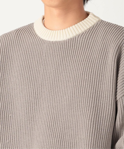 JOURNAL STANDARD(ジャーナルスタンダード)の「【LOGAN / ローガン×JS】別注 ギフト ニット(ニット/セーター・メンズ・グリーン/イエロー系その他/ホワイト/ネイビー/ベージュ・M/L)」の21枚目の写真