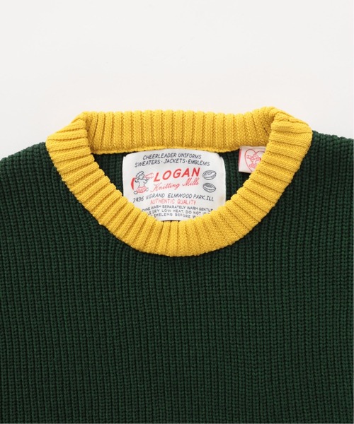 JOURNAL STANDARD(ジャーナルスタンダード)の「【LOGAN / ローガン×JS】別注 ギフト ニット(ニット/セーター・メンズ・グリーン/イエロー系その他/ホワイト/ネイビー/ベージュ・M/L)」の22枚目の写真